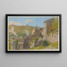 in der Altstadt von Nyons - Henri Rivière — gerahmtes Bild an der Wand