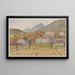Umgebungen von Nyons - Henri Rivière — gerahmtes Bild an der Wand