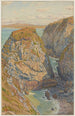 Felsen der Großen Ris-Bucht in Douarnenez - Henri Rivière — Ansicht des Kunstwerks