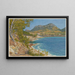 L'anse de l'Arène, Cassis - Henri Rivière — gerahmtes Bild an der Wand