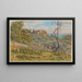 Le vieux château de Bormes - Henri Rivière — gerahmtes Bild an der Wand