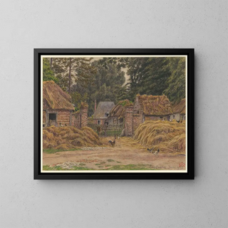 Long Fresnay - Henri Rivière — gerahmtes Bild an der Wand