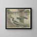 Paris, Quai du Louvre - Henri Rivière — gerahmtes Bild an der Wand