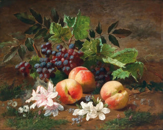 Naturstillleben mit Pfirsichen und Trauben - Henri Rousseau — Ansicht des Kunstwerks