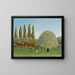 Prairie - Henri Rousseau — gerahmtes Bild an der Wand