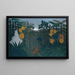 Das Mahl des Löwen - Henri Rousseau — gerahmtes Bild an der Wand