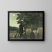 Der Schlangenbeschwörer - Henri Rousseau — gerahmtes Bild an der Wand