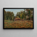 Landschaft der Farm - Henri Stanislas Rouart — gerahmtes Bild an der Wand