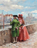 Eine Spazierfahrt am Seine-Ufer in Paris - Henri Victor Lesur — Ansicht des Kunstwerks