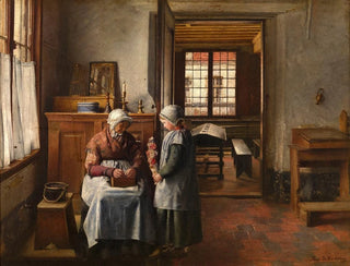 Henri de Braekeleer - Grandmothers Feast.webp
