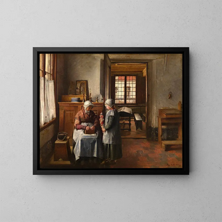 Henri de Braekeleer - Grandmothers Feast.webp