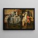 Naturmorte mit Accessoires - Henri de Braekeleer — gerahmtes Bild an der Wand