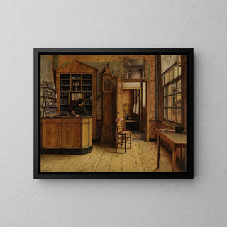 Henri de Braekeleer - The old Inn Het Loodshuis in Antwerp.webp