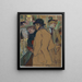 Alfred la Guigne - Henri de Toulouse-Lautrec — gerahmtes Bild an der Wand