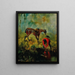 Jagdhund, Lauf - Henri de Toulouse - Lautrec — gerahmtes Bild an der Wand