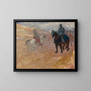 Henri de ToulouseLautrec - Deux Chevaliers En Armure.webp