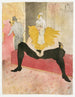 Elles The Seated Clown Mlle Cha-U-Kao - Henri de Toulouse-Lautrec — Ansicht des Kunstwerks