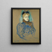 May Milton - Henri de Toulouse-Lautrec — gerahmtes Bild an der Wand