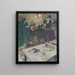 Monsieur Boileau im Café - Henri de Toulouse-Lautrec — gerahmtes Bild an der Wand