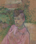 Frau im Garten von Monsieur Forest - Henri de Toulouse-Lautrec — Ansicht des Kunstwerks