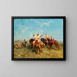 Henri milien Rousseau - The gazelle hunt.webp
