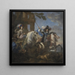 Henriette Adélaïde de Savoie und Ferdinand von Bayern zu Pferd - Jan Miel — Wandpräsentation des Kunstwerks