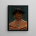 Kopf eines Indianers - Henrique Bernardelli — gerahmtes Bild an der Wand