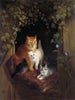Katze mit Kätzchen - Henriette Ronner-Knip — Ansicht des Kunstwerks