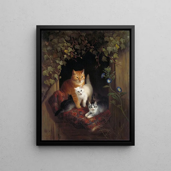 Henritte RonnerKnip - Cat with Kittens.webp