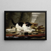 Der spielende Katze - Henriette Ronner-Knip — gerahmtes Bild an der Wand