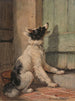 Warten - Henriette Ronner-Knip — Ansicht des Kunstwerks