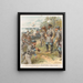 Stonewall Jackson Bull Run 17. August 1861 - Henry Alexander Ogden — gerahmtes Bild an der Wand