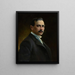 Portrait de Charles Schreyvogel - Henry August Schwabe — gerahmtes Bild an der Wand