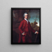 Portrait eines Edelmanns - Henry Benbridge — gerahmtes Bild an der Wand