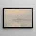 Nebeleffekt auf dem Meer - Henry Brokman — gerahmtes Bild an der Wand