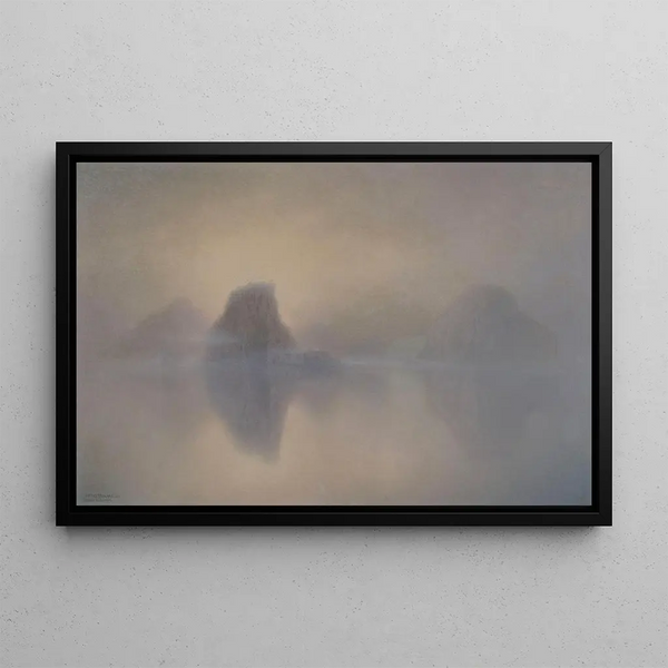 Îles des sirènes - Henry Brokman — gerahmtes Bild an der Wand