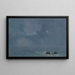 Landschaft mit den zwei Felsen - Henry Brokman — gerahmtes Bild an der Wand