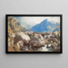 Tryfan Chutes d'Orwen Wales - Henry Clarence Whaite — gerahmtes Bild an der Wand
