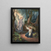 Christus mit einem Engel - Henry Crone — gerahmtes Bild an der Wand