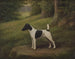 Paddock Paprika, un terrier dans un paysage - Henry Crowther — Ansicht des Kunstwerks