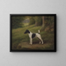Paddock Paprika, un terrier dans un paysage - Henry Crowther — gerahmtes Bild an der Wand