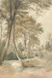 Ruisseau avec arbres et bétail près de Bromley Hill, Kent - Henry Edridge — Ansicht des Kunstwerks