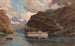 Landschaft eines Fjords mit Passagierschiff - Henry Enfield — Ansicht des Kunstwerks