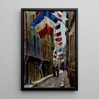 Henry Eugne Nocq - 14 juillet rue de Venise 1887.webp