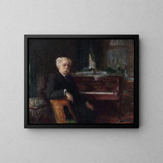 Portrait von Gabriel Fauré 1845-1924, Komponist - Henry Farr — gerahmtes Bild an der Wand