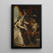 Hon sauvant Angela du géant Angulaffer de l'Oberon de Wieland - Henry Fuseli — gerahmtes Bild an der Wand