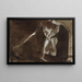 Macbeth und die drei Hexen Illustration für Macbeth von Shakespeare IV1 - Henry Fuseli — gerahmtes Bild an der Wand