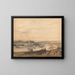 Ansicht von Rochester, die Stadt und den Hafen - Henry Gastineau — gerahmtes Bild an der Wand