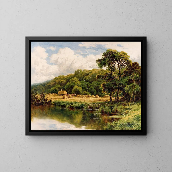 Der Severn-Brücke bei Bridgnorth, Shropshire - Henry H Parker — gerahmtes Bild an der Wand