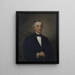 Daniel Haines, Klasse von 1820 - Henry Harrison — gerahmtes Bild an der Wand